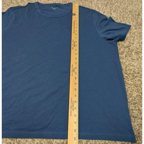 Mott and Bow T-Shirt 3XL XXXL Blue Short Sleeve Lightweight 100% Cotton Crew - Picture 7 of 7